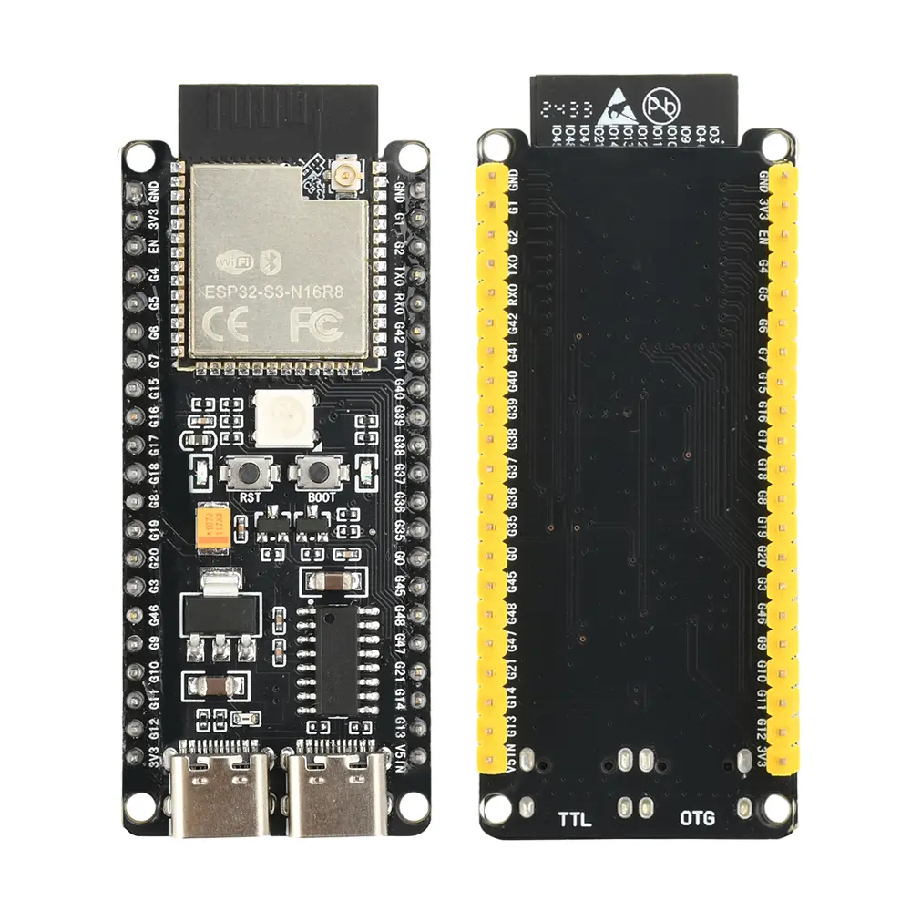 ESP32-S3 N16R8 Development Board Programming Board Xiaozhi Ai Intelligent Voice Machine With 0.91-Inch Oled Combination Kit