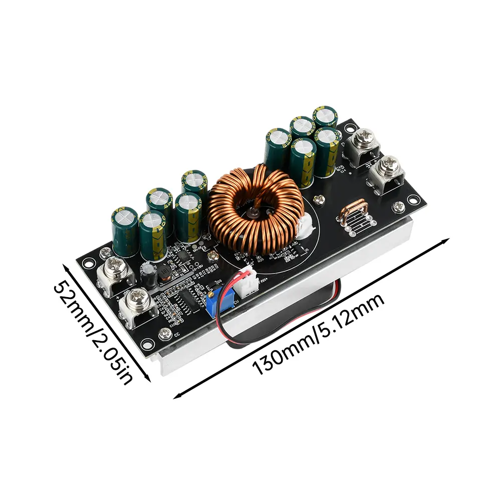 DC-DC Step-down Power Module 1200W Adjustable Buck Module DC15V-90V To DC2.5V-72V 25A Constant Voltage Power Module