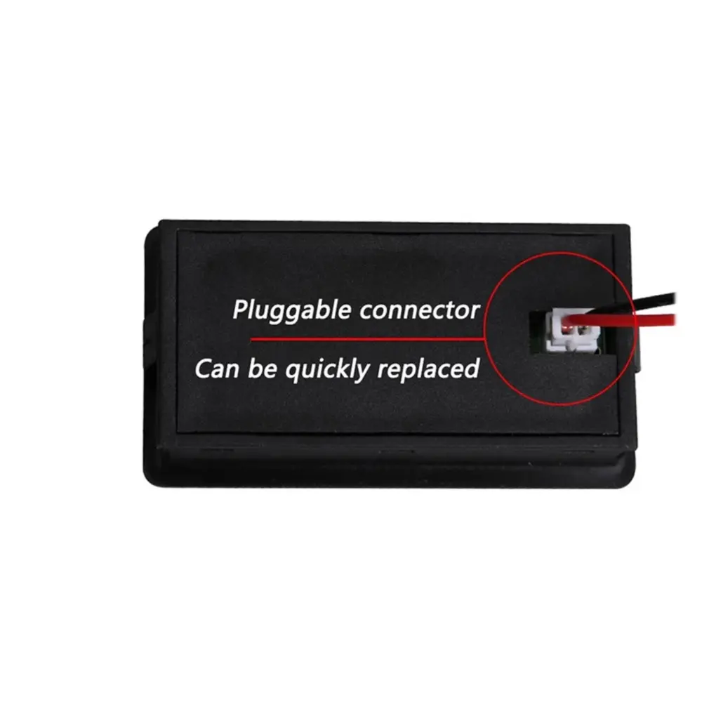 6133A LCD Battery Capacity Indicator Temperature DC 8V-100V Lead Acid Lithium LiFePO4 Voltmeter Voltage Gauge Lower High Version