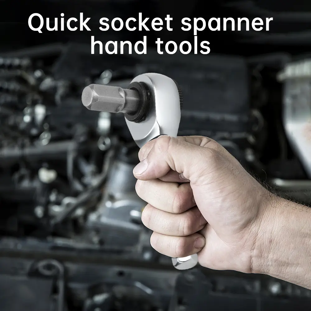 1/4”Ratchet Wrench 6.35mm Screwdriver Hex Torque Wrenches EDC Tool Wrench 1/4 Screwdriver Rod Quick Socket Wrench Hand Tools