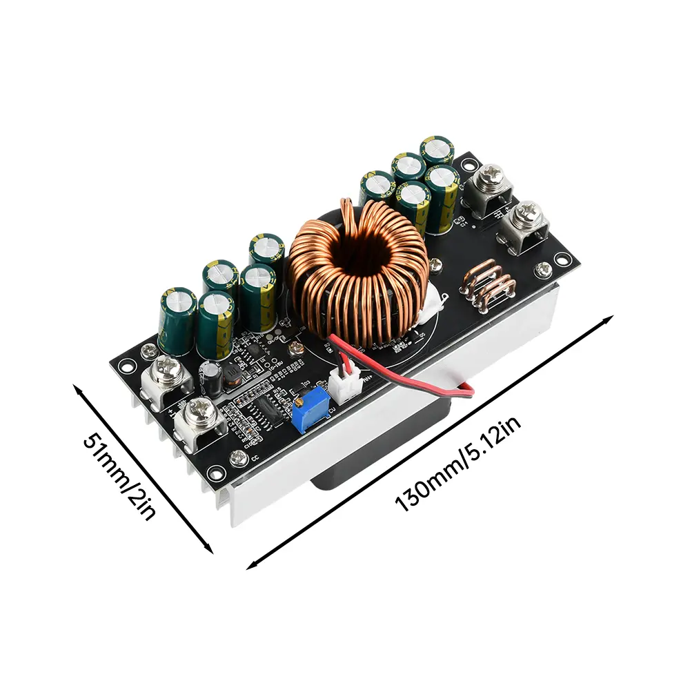 DC-DC Step-down Power Module 1500W DC15V-90V To DC2.5V-72V Adjustable Support 45A Constant Voltage Output Buck Power Adapter