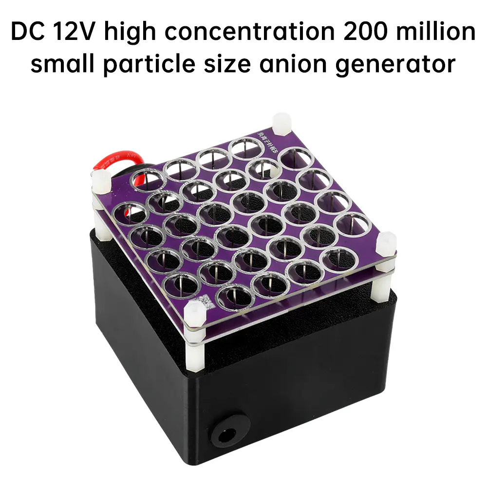 DC 12V 200 Million Negative Oxygen Ion Generator DIY Air Purifier Deodorize Deodorize Deodorize Deformaldehy