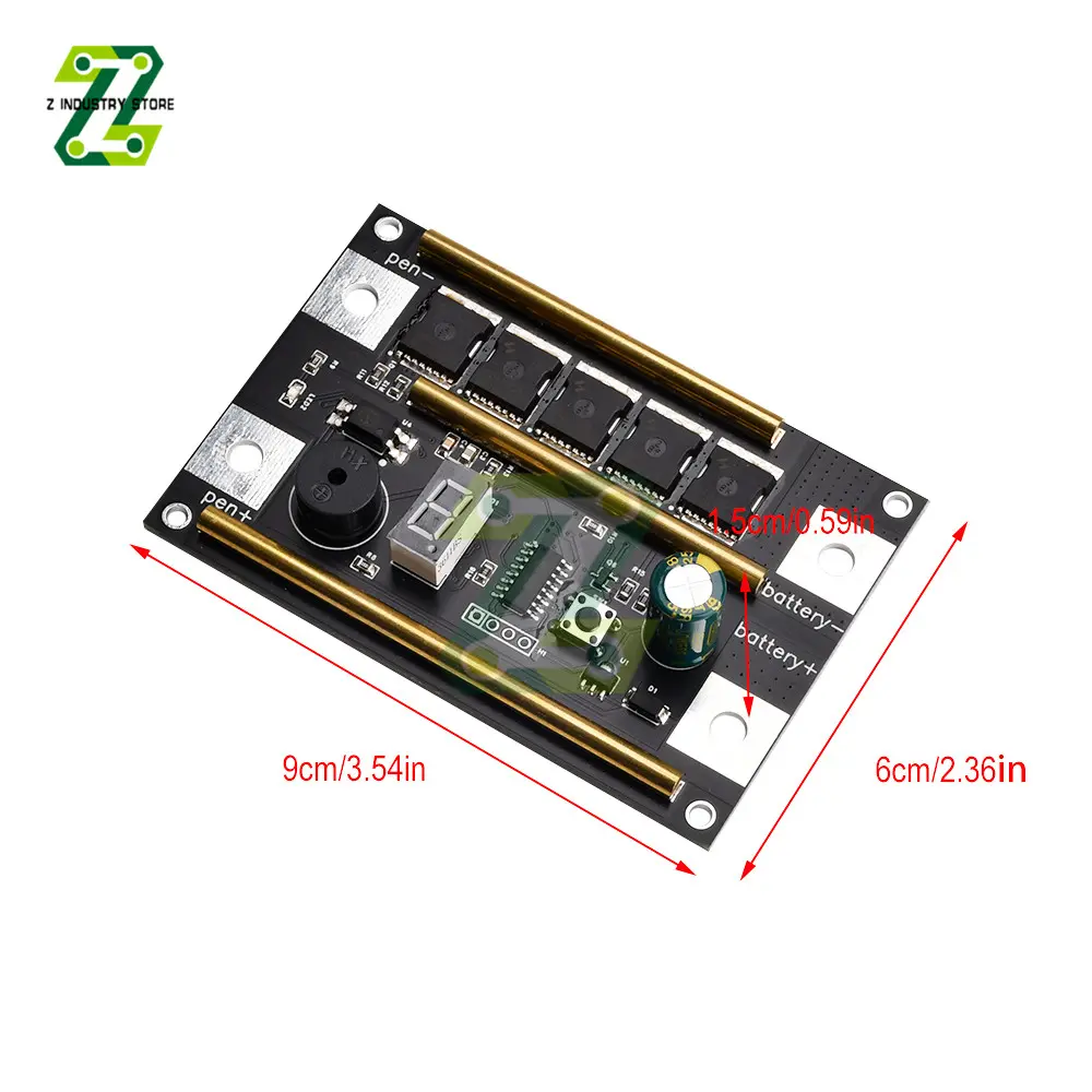 18650 DIY Portable 12V Battery Storage Spot Welding Machine PCB Circuit Board Welding Equipment Spot Welders Pen 9 Gear