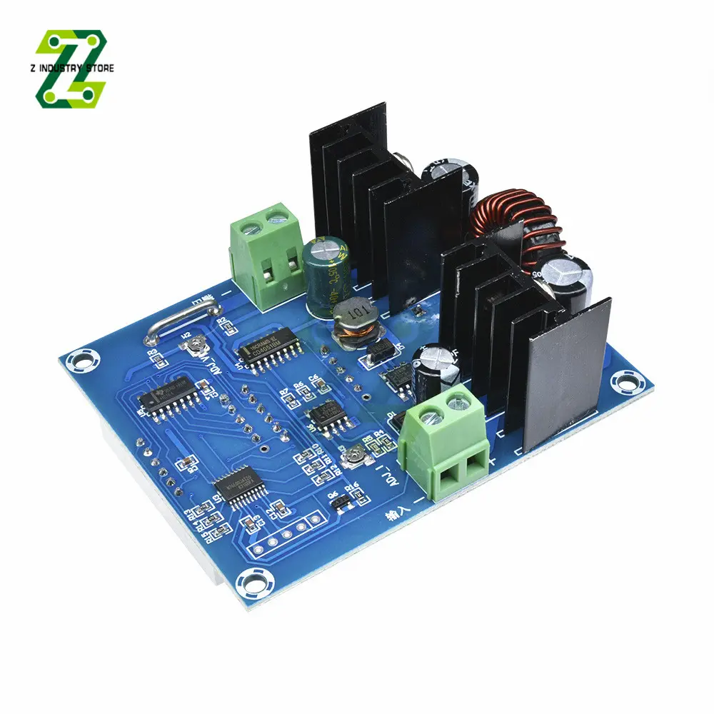 XL4016 5-36V to 1.3-32V DC-DC Digital Voltage Regulator Buck Step Down Power Supply Module Over Temperature Protection