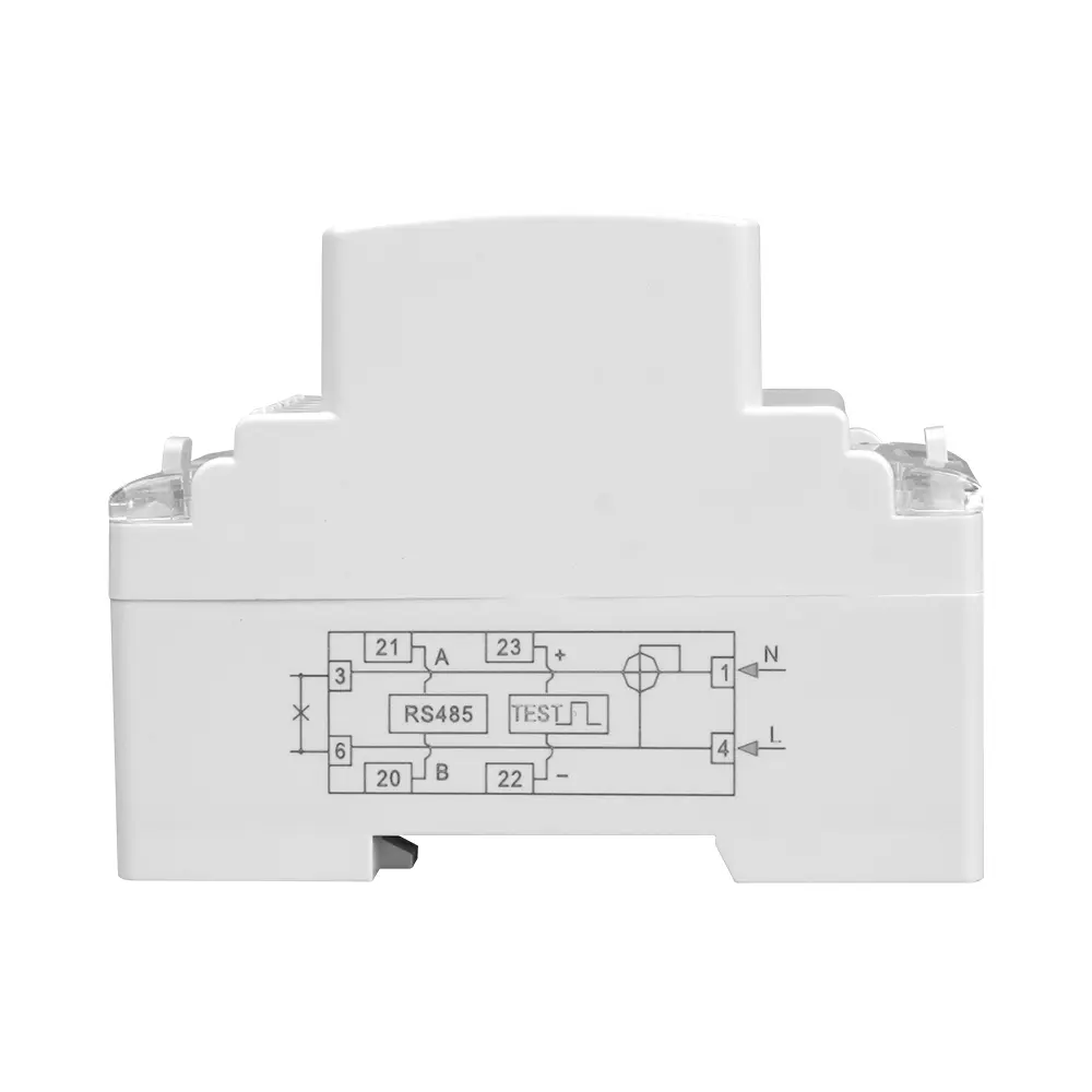 DDS6619-039 Rail Type Multi-function Single-phase Electric Energy Meter With RS485 Modbus Voltage Current Frequency Meter