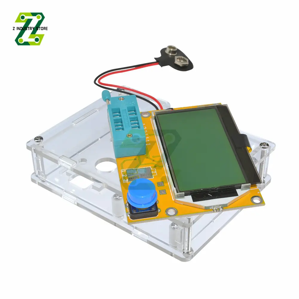 Acrylic Case Shell Housing  for LCR-T4 Transistor Tester Diode Triode Capacitor Meter Multimeter