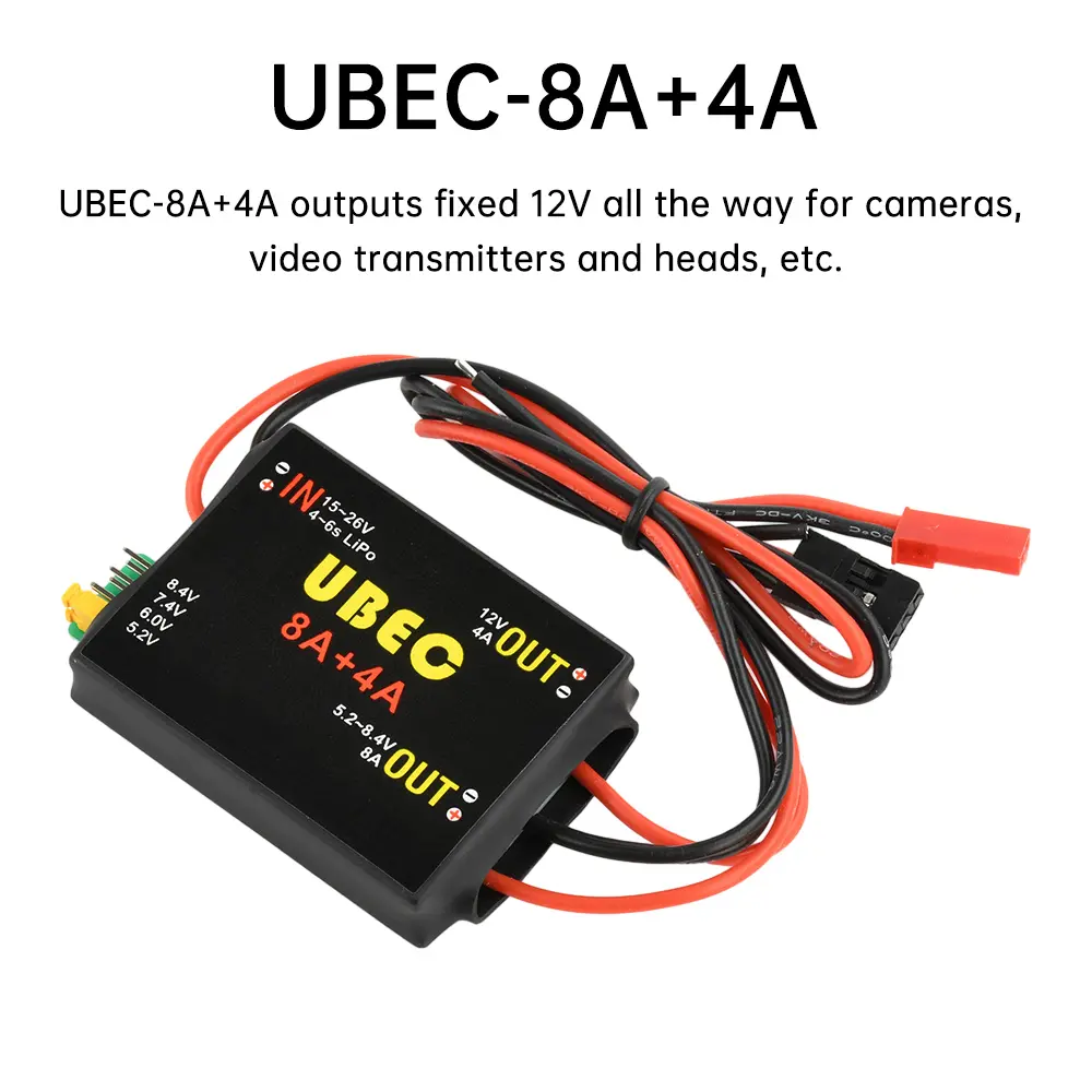 New 2S-6S 6-36V UBEC-8A BEC & DUAL UBEC 8A /16A 5.2/6.0/7.4V/8.4V Servo Separate Power Supply RC Car Fix-Wing Airplane Robot Arm