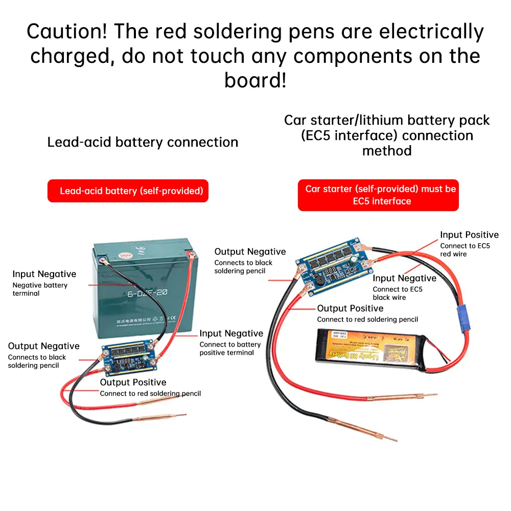 Smart Spot Welder Kit Bump Welder 99Mode Adjustable Digital Display 18650 Lithium Battery Welding Equipment With Protection