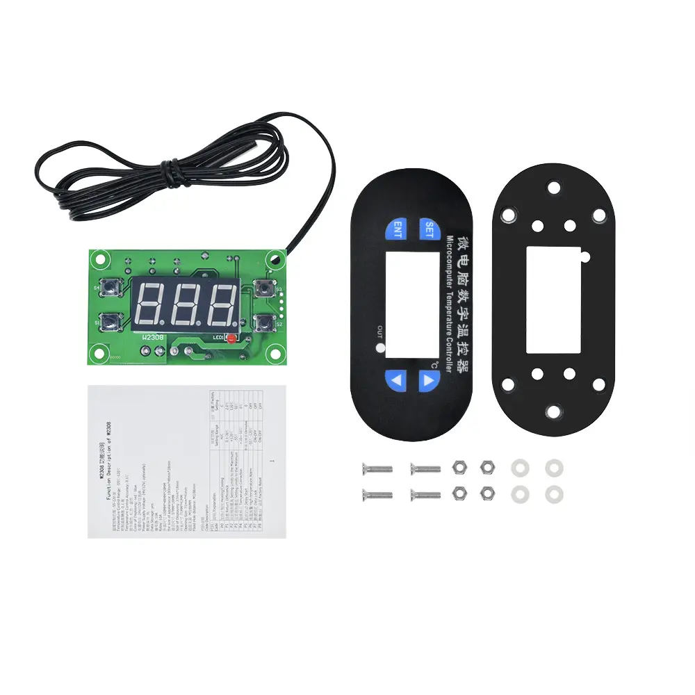 W1308 DC 12V Adjustable Digital  Temperature Controller Thermostat Switch Sensor Thermal Relay -50-120°C