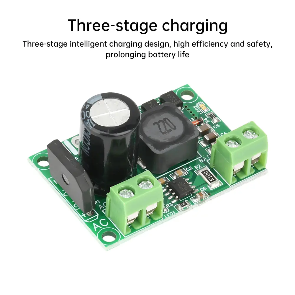 12V Lead-Acid Battery Charging Module Lead-Acid Battery UPS Diy Module Auto Control Switch Board Three Stage Charging ﻿