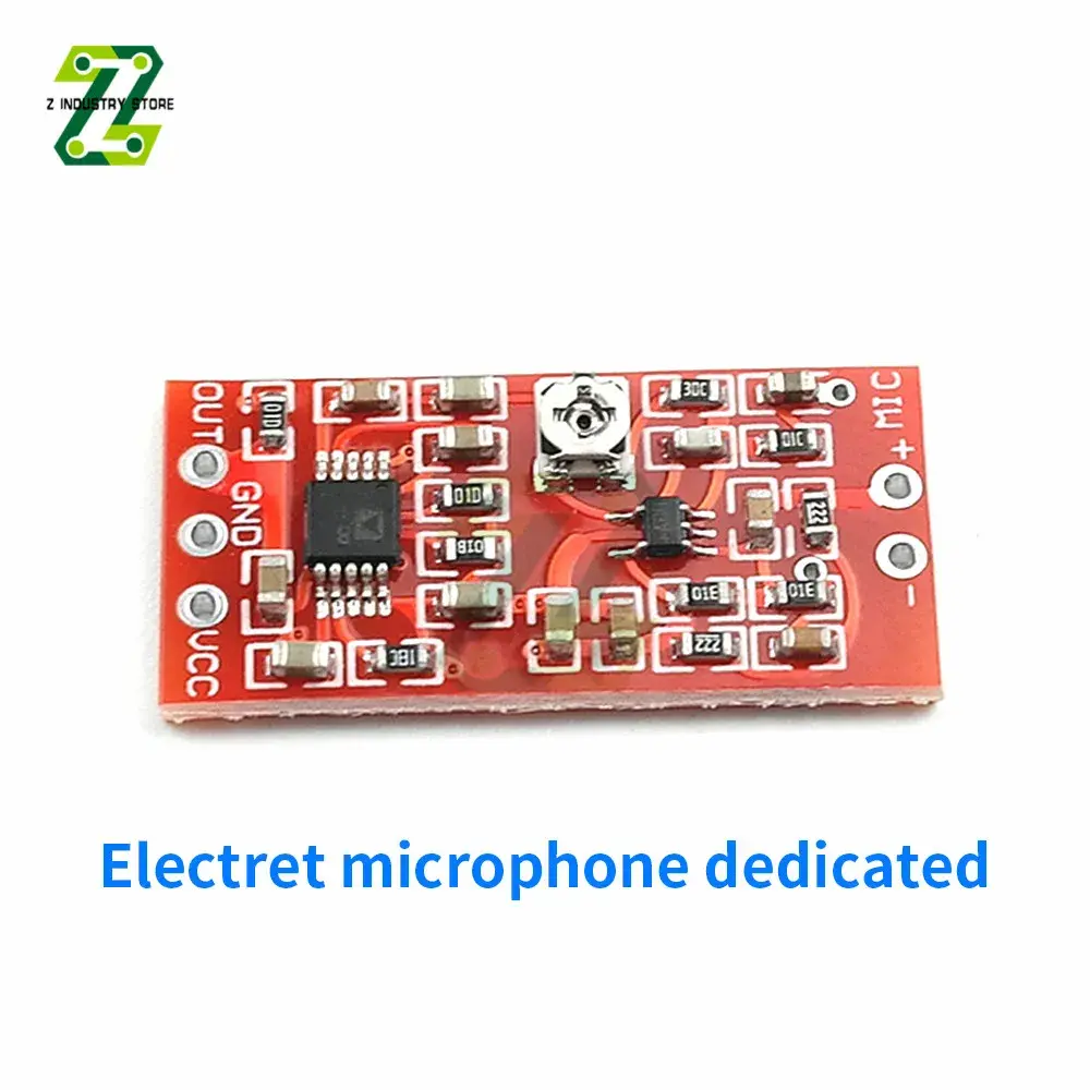 DC 3~5V MAX4466 Electret Microphone Preamplifier Module Audio Signal Amplifier Board with SSM2167 Voice Compresso Amplifier