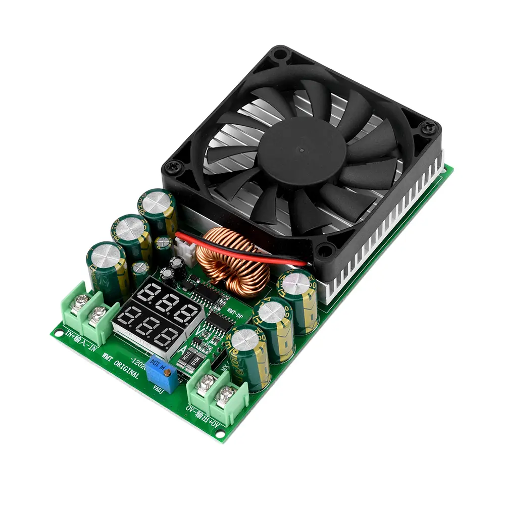 DC25-120V to DC1.2-75V adjustable Buck Module 20A 600W Step-down Power Supply for Solar Battery Charging Digital Display