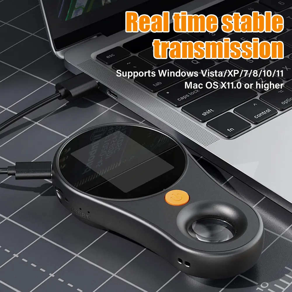 Handheld Digital Microscope 500X Magnification Hd Electronic Magnifier with Light for Electronics Coins Jewelry Watch Repair ﻿