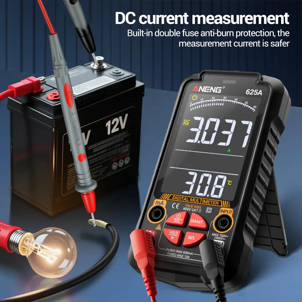 ANENG 625A Intelligent Digital Multimeter 6000 Count Rechargable Multi functional Maintenance Electrician Measuring Tool ﻿