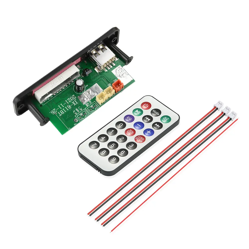 DC 6-18V 2*20W BT Decoder Board with Amplifier MP3 FM Decoder with Recording Call Lossless Motherboard