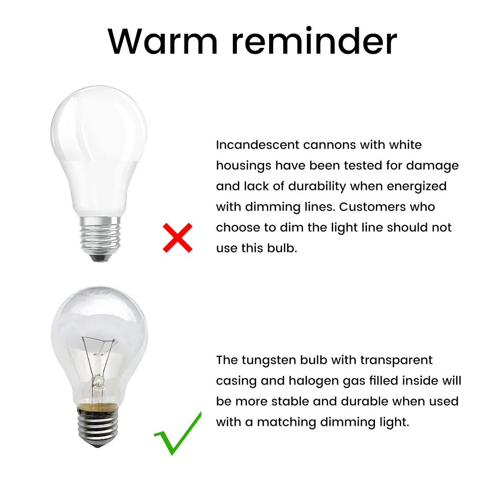 220V 60W/300W Dimmer Switch Incandescent Bulb Controller Floor Lamp Control Accessories Black/White