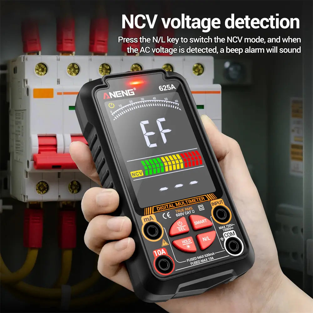 ANENG 625A Intelligent Digital Multimeter 6000 Count Rechargable Multi functional Maintenance Electrician Measuring Tool ﻿
