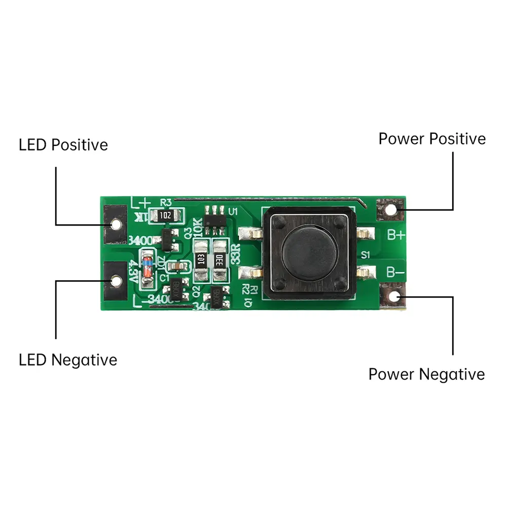 3V/12V 6A Strobe Light Module Switch Switching High-brightness General Bright Strobe High-current Car Light Control Module