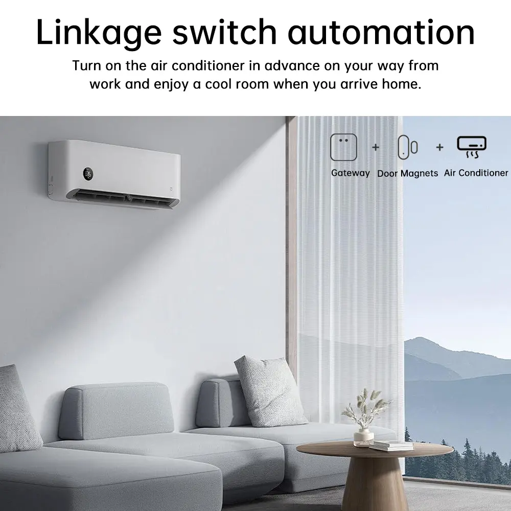 Tuya Wifi/Ewelink Zigbee Door/window Magnetic Alarm Support APP Remote Monitoring Smart Sensor Anti-theft Lntelligent Linkage