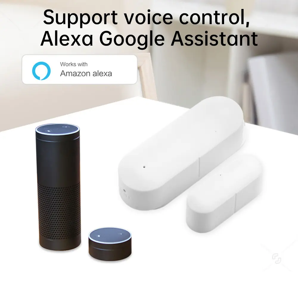 Tuya Wifi/Ewelink Zigbee Door/window Magnetic Alarm Support APP Remote Monitoring Smart Sensor Anti-theft Lntelligent Linkage