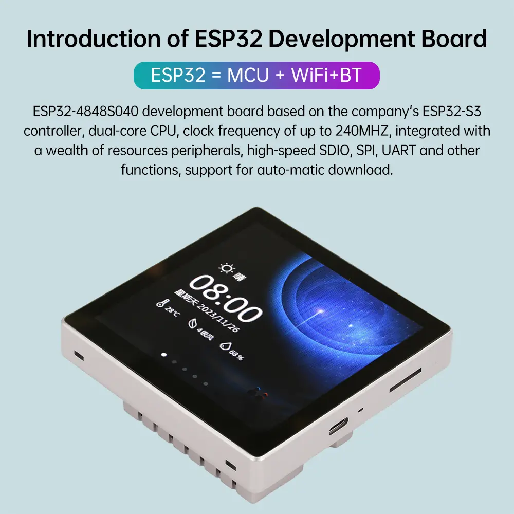 ESP32-S3 4.0 Inch Smart Display for Arduino LVGL WiFi Bluetooth Development Board LCD TFT Module Capacitive Module