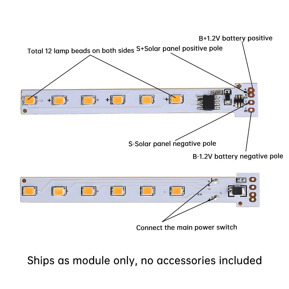Solar NI-MH Battery LED Electronic Candle 12 LED Beads Photosensitive Garden Festival Decorative Flame Lights