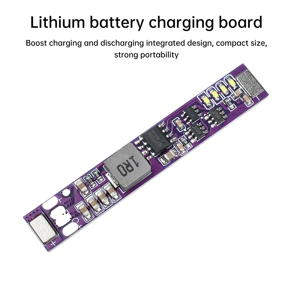 Mini 5V 2A Lithium Battery Charging Board for 18650 Lithium Battery Boost Charging and Discharging Integrated Module