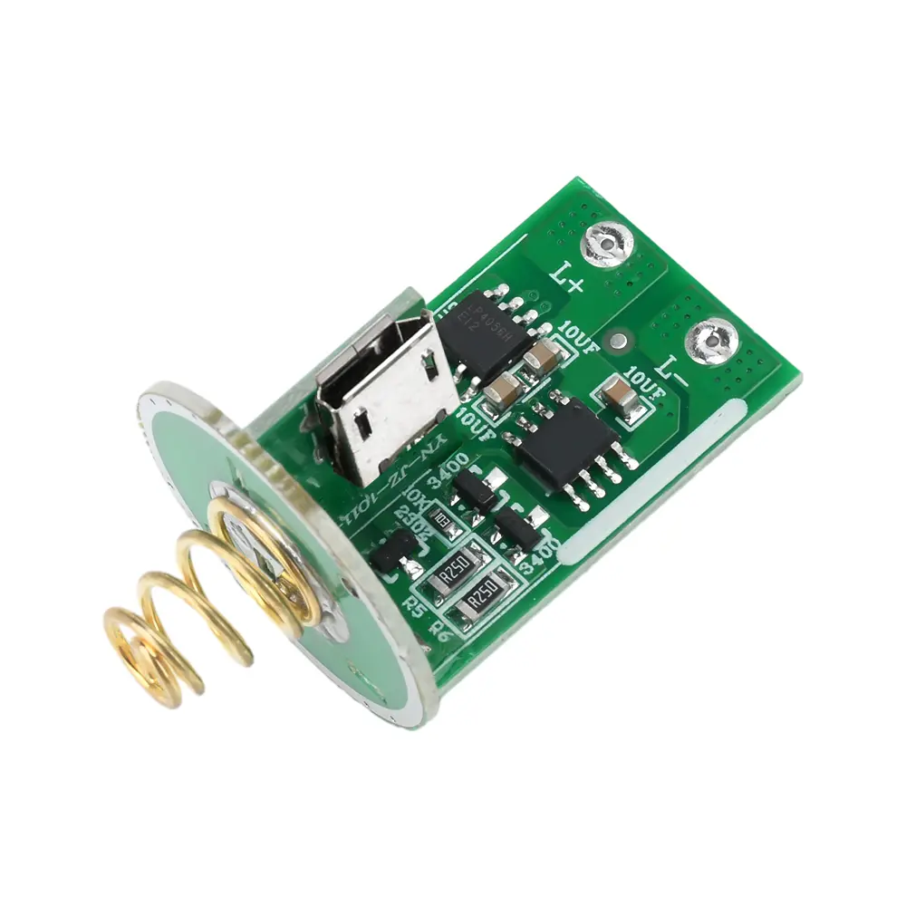 3-4.2V Flashlight Driver Board 1*18650/26650 Battery With Switch USB/Type-C Interface Flashlight Diy Accessories