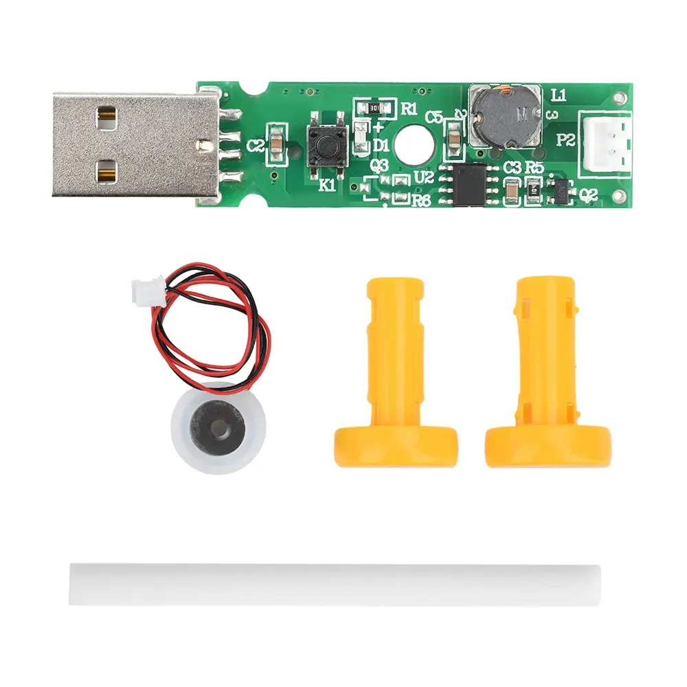 USB 5V 1.5-2W Ultrasonic Atomizing Humidifier Module DIY Moisturizing Transducer Mist Maker Atomize Rubber Gasket Kit