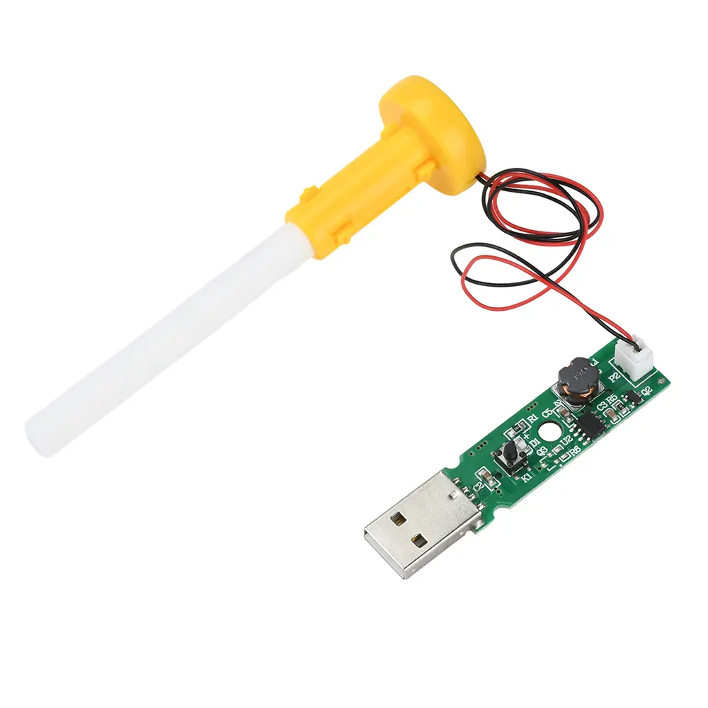USB 5V 1.5-2W Ultrasonic Atomizing Humidifier Module DIY Moisturizing Transducer Mist Maker Atomize Rubber Gasket Kit