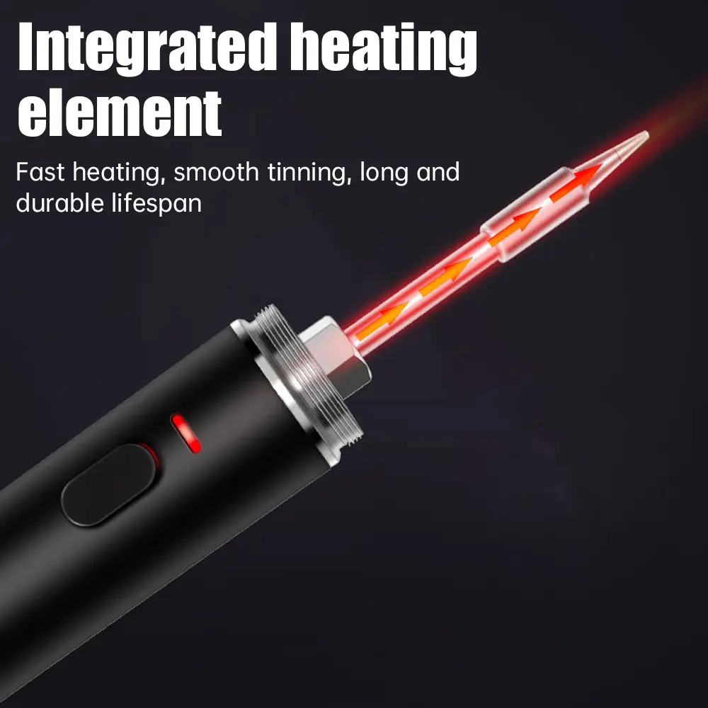 USB Wireless Soldering Iron 3 Gears Adjustable Temperatures Household Diy Wireless Soldering Iron 330-450℃