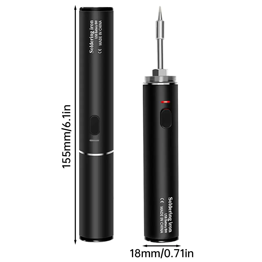 USB Wireless Soldering Iron 3 Gears Adjustable Temperatures Household Diy Wireless Soldering Iron 330-450℃