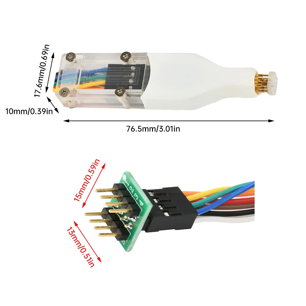 SOP8/WSON8/QDFN8 Microchip SMD Spring Pin Burn-in Read/Write Test Probe Programmer Suitable for Test Write Program Burn-in