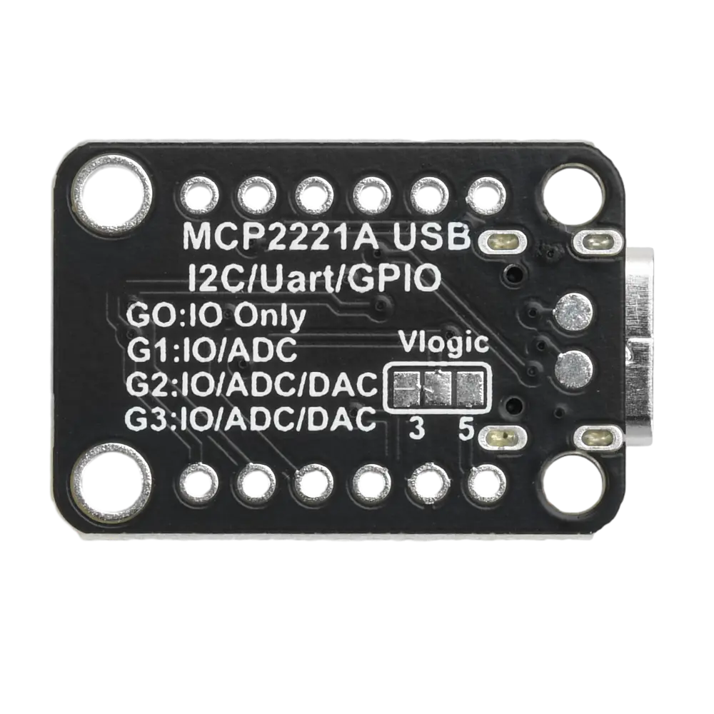 MCP2221A General Purpose USB To GPIO ADC I2C Module Board MCP2221A Breakout for Adafruit Stemma QT/Qwiic