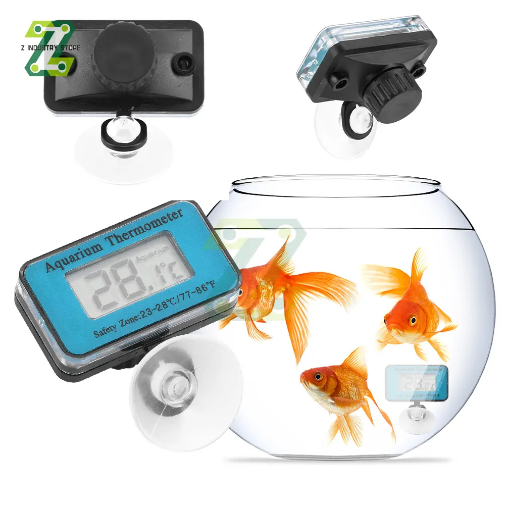 -50~+70 Waterproof LCD Digital Fish Tank Aquarium Thermometer Submersible Water Temperature Meter Temperature Control
