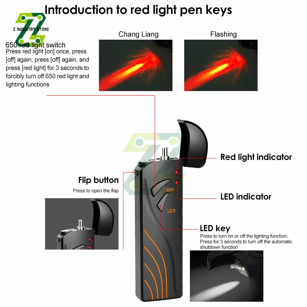 5km 5km 20km 30Km Optical Fiber Red Laser Pen Ptical Fiber Fault Locator Fiber Optic Test USB Charge LED Lighting Pen