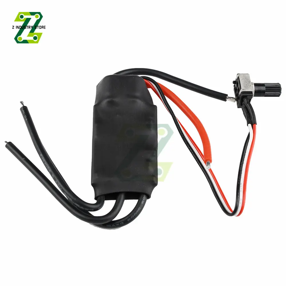 DC7-24V 200W BLDC 3 Phase Brushless Motor Driver Hallless DC Motor Drive Board Speed Controller Regulator With Potentiometer