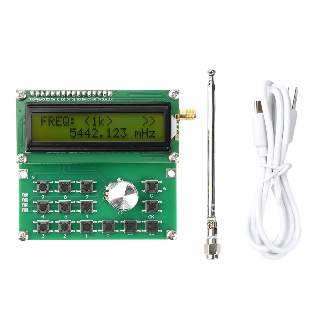 DC 4.5V-5.5V 35MHz-4400MHz RF Signal Generator Adf4351 ariable-Frequency Oscillator Signal Generator Signal Source Module