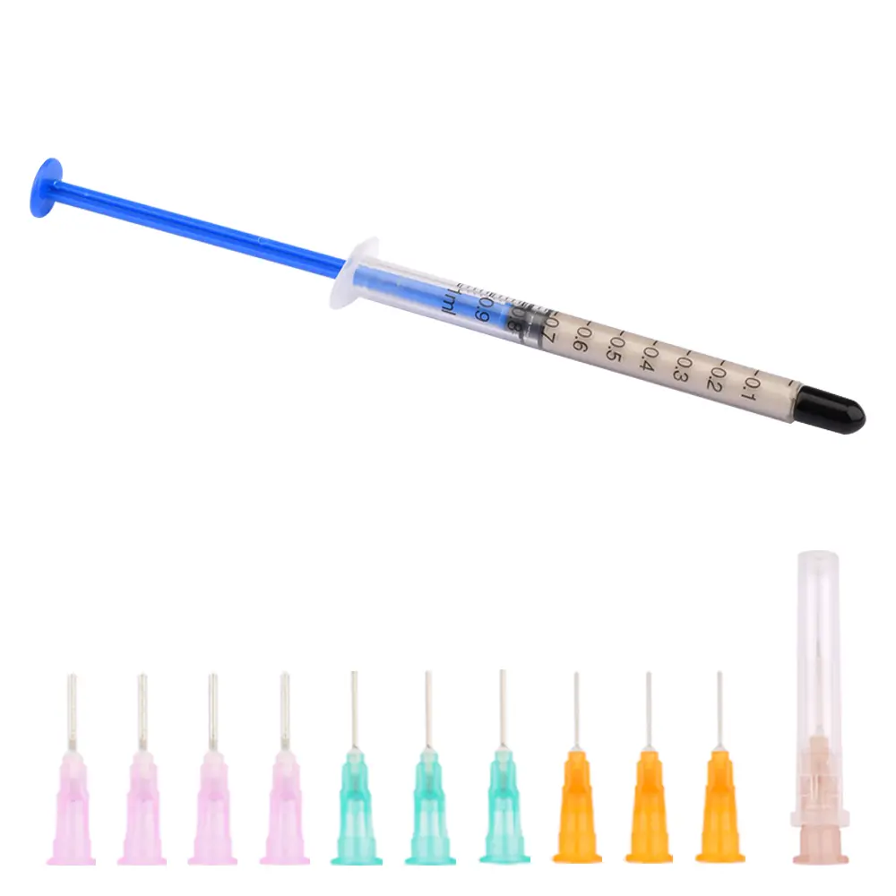 0.2/0.25/0.3/0.4/0.5/0.7/1 ml Silver Conductive Glue Wire Electrically Paste Adhesive Paint For PCB Repair with Needle