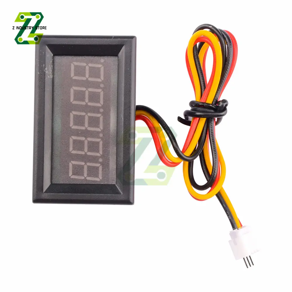 5 Digital LED Red Tachometer Gauge RPM Speed Meter Speed Sensor Digital Frequency Meter Speedometer for Brushless Motor