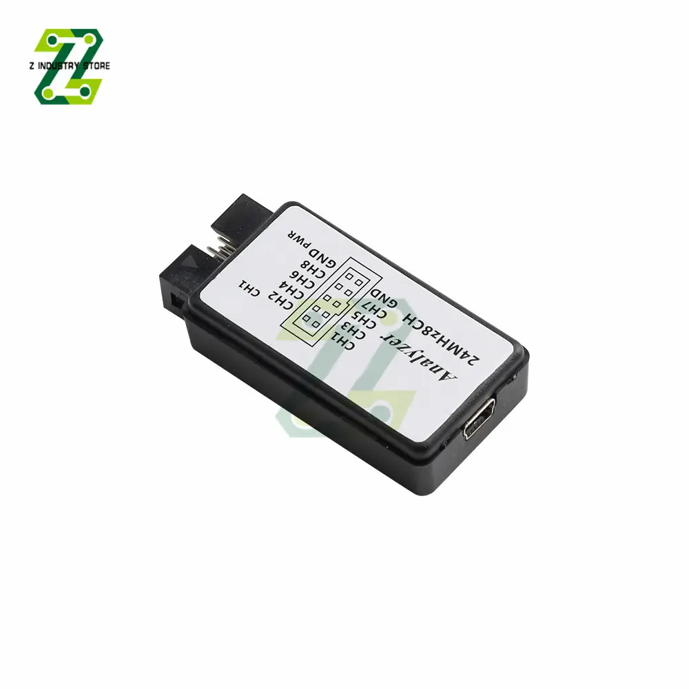 USB Logic Analyzer 24M 8CH Channels Debug Data Upload Measuring Tool Support Saleae Test Software WIN7(32&64) 2K XP LINUX