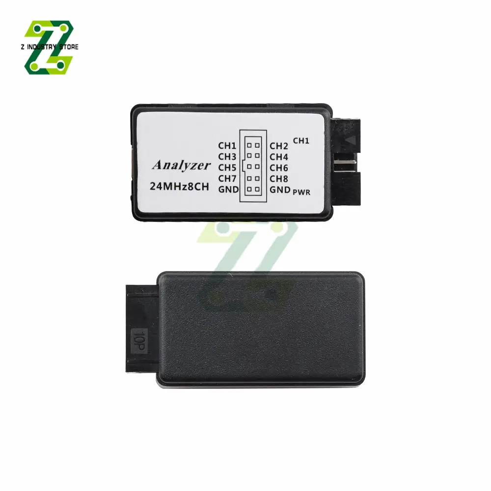 USB Logic Analyzer 24M 8CH Channels Debug Data Upload Measuring Tool Support Saleae Test Software WIN7(32&64) 2K XP LINUX