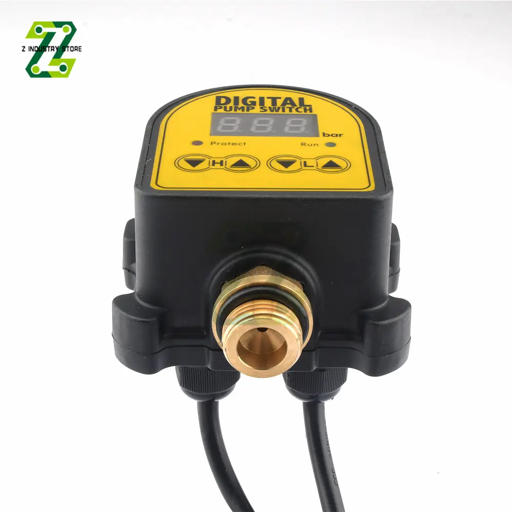 12/15.5/20MM 220V Digital Automatic Air Pump Water Oil Compressor Pressure Controller Switch For Water Pump On/OFF
