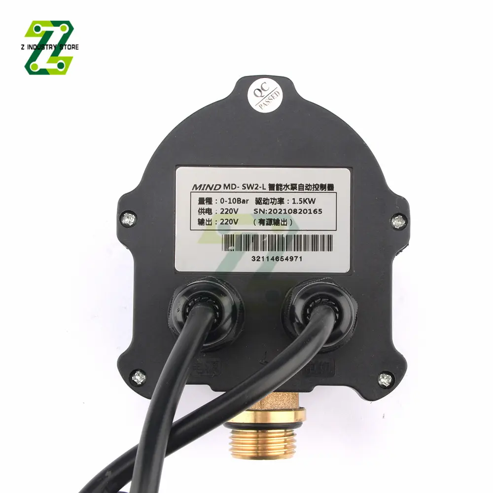 12/15.5/20MM 220V Digital Automatic Air Pump Water Oil Compressor Pressure Controller Switch For Water Pump On/OFF