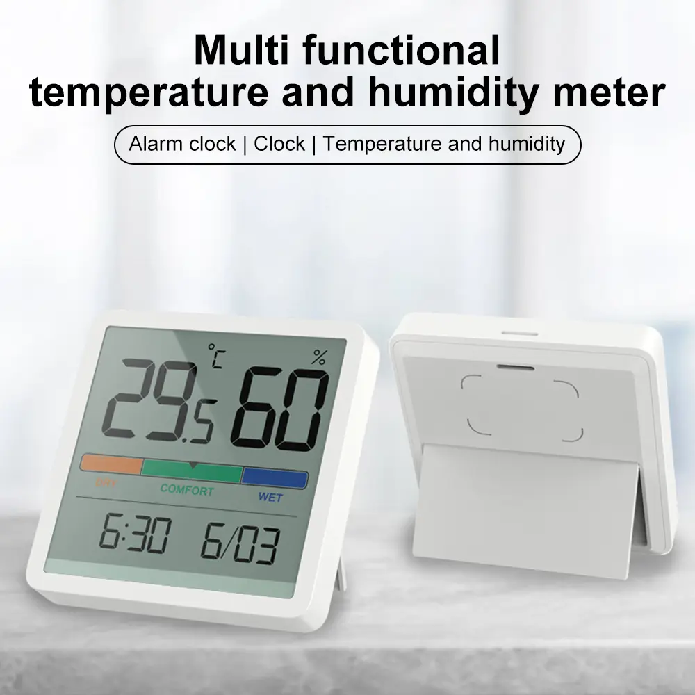 Weather Station Mini Digital Home Indoor Temperature Humidity Meter LCD Digital Thermometer Hygrometer Sensor Gauge
