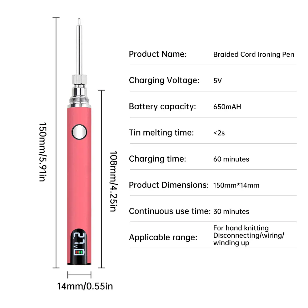 510 Mini Soldering Iron Pen Kit Adjustable Voltage Hot Wire Pen 650mAh Battery Fast Wax Burning and Wire Burning Pen ﻿