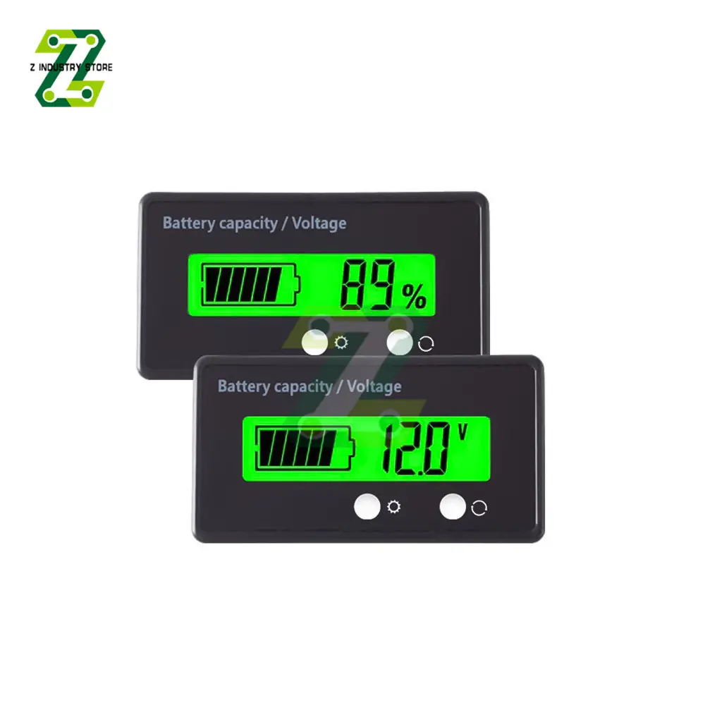 8-120V Lithium li-ion lead-acid Battery Capacity Monitor Level Voltmeter Percentage Indicator
