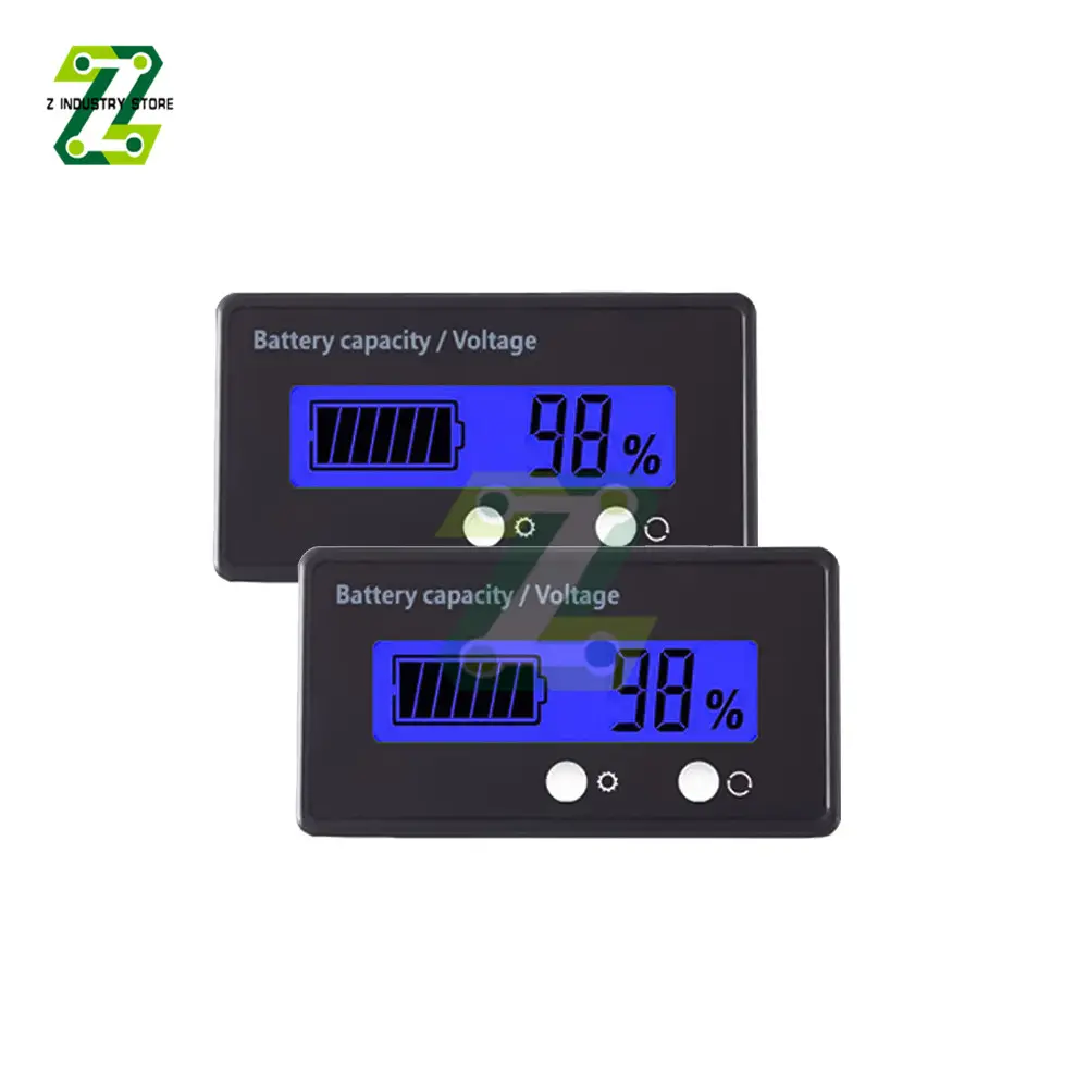 8-120V Lithium li-ion lead-acid Battery Capacity Monitor Level Voltmeter Percentage Indicator