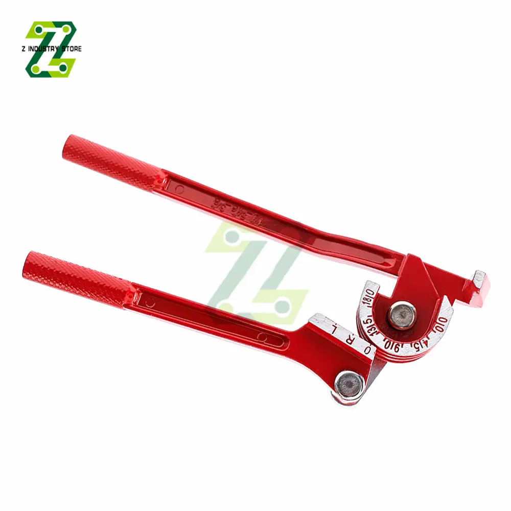 1/4" 5/16" 3/8" Brake Pipe Rolling Brass Copper Tube Pipe Manual Bending Tool Type Fuel Brake Pipe Bender Hand Tool