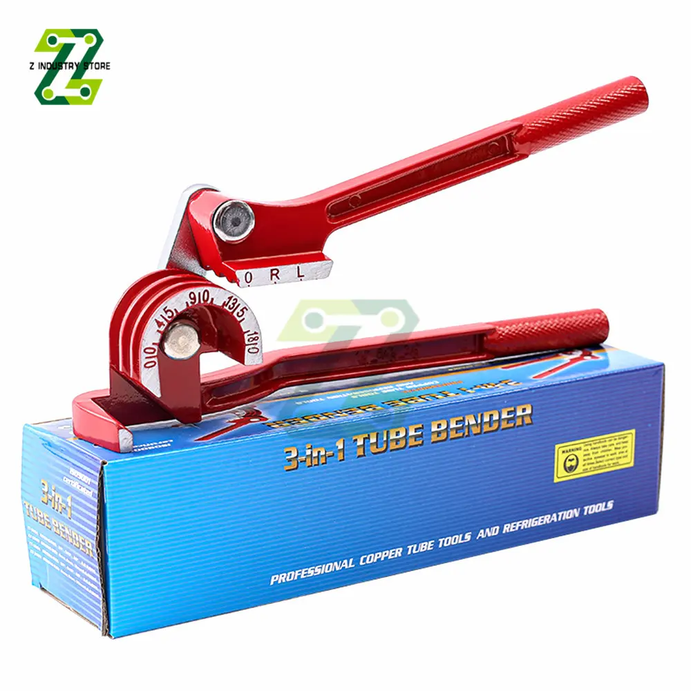 1/4" 5/16" 3/8" Brake Pipe Rolling Brass Copper Tube Pipe Manual Bending Tool Type Fuel Brake Pipe Bender Hand Tool
